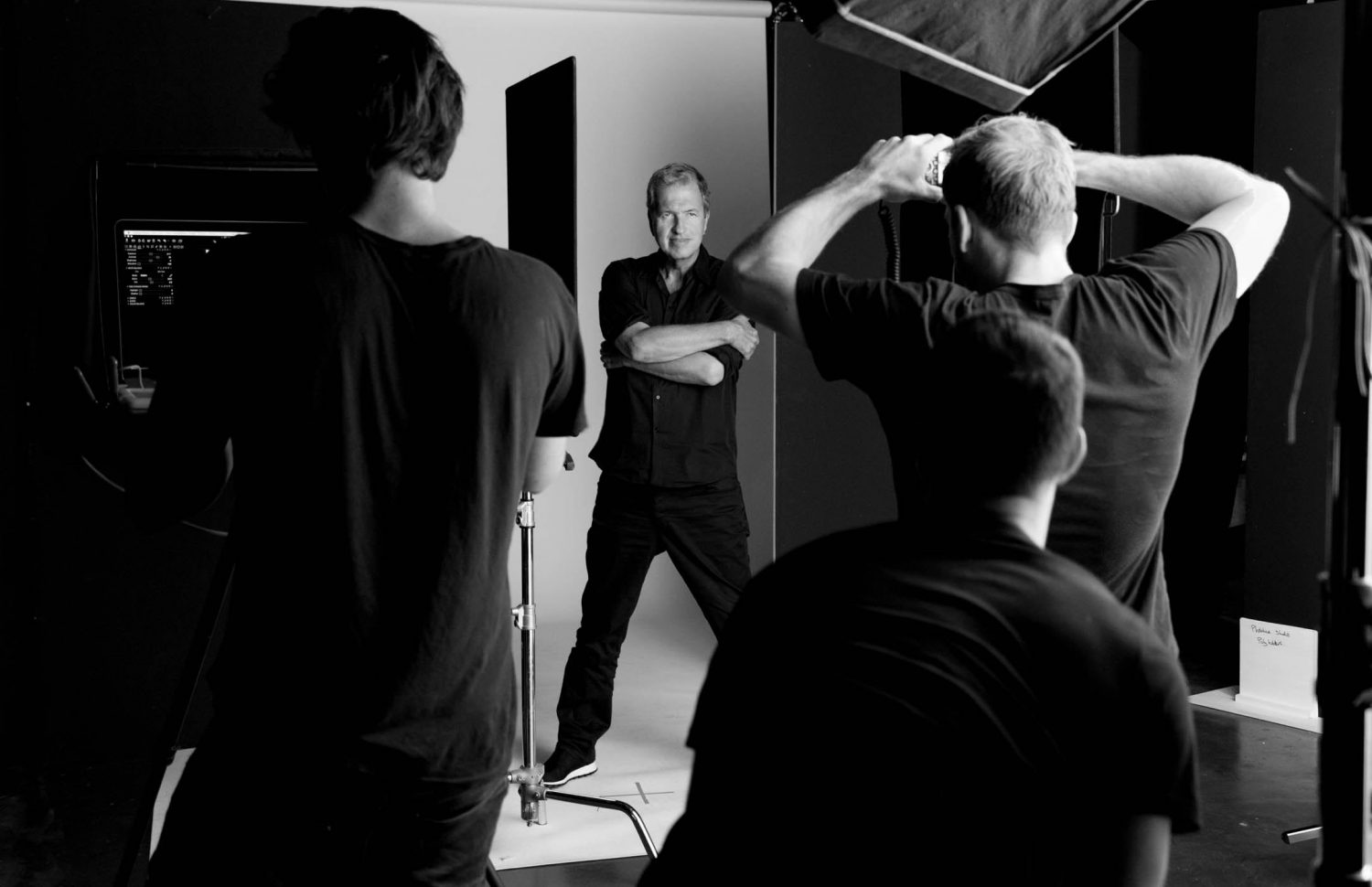 Mario Testino behind the scenes